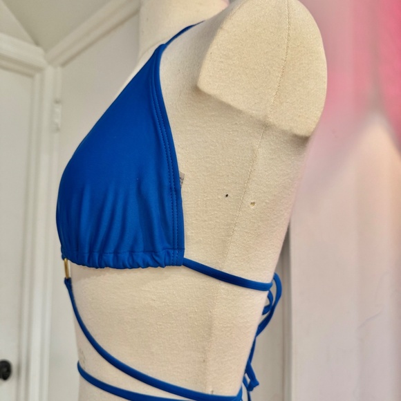 Blue bikini top - Picture 3 of 10